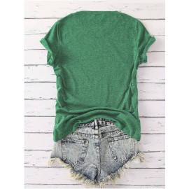 Women's Turquoise Christian Faith T-Shirt with Psalm 23 