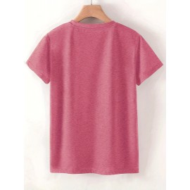 [Playful Cat T-Shirt] Lightweight & Stretchy Charming Black Cat & Book Illustration T-Shirt | Casual Crew Neck, Short Sleeve, Perfect for Spring & Summer, S-XXL, Cat Lover Gift