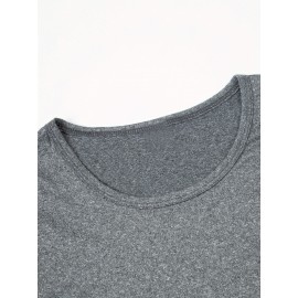 Women'S Y2K-Inspired Casual T-Shirt with Cartoon Print - Short Sleeve, Round Neck, All-Season Top | Playful Anime-Style Design with Bow and Weightlifting