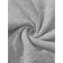 Plus Size Cozy Chic Letter Print Drawstring Hoodie - Soft Warm Fleece Lined Long Sleeve Sweatshirt with Relaxed Fit for Fall & Winter - Women's Comfortable Casual Wear for Everyday