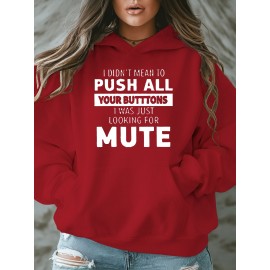 [Plus Size Sweatshirt] Plus Size Women's Casual Sweatshirt | Autumn and Winter Long-Sleeved Pullover with Pockets | Mute S Printed Round Neck