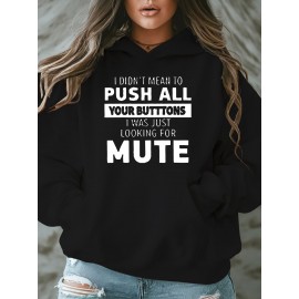 [Plus Size Sweatshirt] Plus Size Women's Casual Sweatshirt | Autumn and Winter Long-Sleeved Pullover with Pockets | Mute S Printed Round Neck
