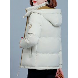 Women's Outdoor Detachable Hooded Warm Fashion Jacket