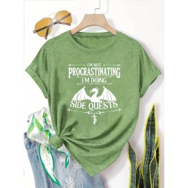 Women's Retro Graphic T-Shirt - 