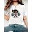 [Graphic Weightlifting Tee] Soft Stretchy Women's Graphic T-Shirt | Bold Weightlifting Design, All-Season Casual Shirt for Gym, Everyday & Party Wear - Machine Washable, Comfortable Fit, Breathable Material, Short Sleeve Tee