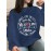 Plus Size Christmas Santa Print Sweatshirt, Casual Long Sleeve Crew Neck Pullover Sweatshirt, Women's Plus Size Clothing