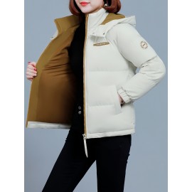 Women's Outdoor Detachable Hooded Warm Fashion Jacket
